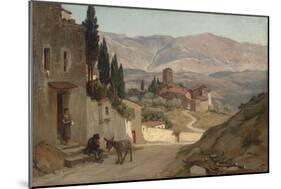Near Perugia, 1870-Elihu Vedder-Mounted Giclee Print