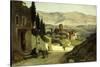 Near Perugia-Elihu Vedder-Stretched Canvas