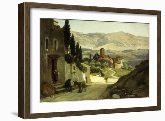 Near Perugia-Elihu Vedder-Framed Giclee Print