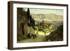 Near Perugia-Elihu Vedder-Framed Giclee Print