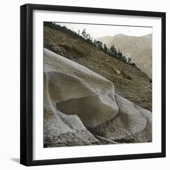 Near Rosenlaui (Switzerland), Glacier, Circa 1860-Leon, Levy et Fils-Framed Photographic Print