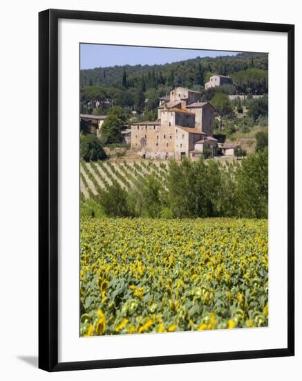 Near Siena, Val D'Orcia, Tuscany, Italy, Europe-Marco Cristofori-Framed Photographic Print