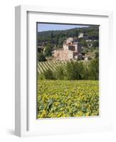 Near Siena, Val D'Orcia, Tuscany, Italy, Europe-Marco Cristofori-Framed Photographic Print