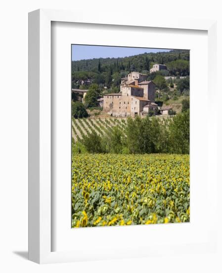 Near Siena, Val D'Orcia, Tuscany, Italy, Europe-Marco Cristofori-Framed Photographic Print