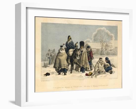 Near Smarhon on December 3, 1812, 1820S-Christian Wilhelm von Faber du Faur-Framed Giclee Print
