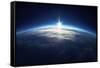 Near Space Photography - 20Km above Ground / Real Photo-dellm60-Framed Stretched Canvas