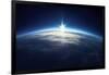 Near Space Photography - 20Km above Ground / Real Photo-dellm60-Framed Art Print