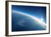 Near Space Photography - 20Km above Ground / Real Photo-dellm60-Framed Art Print