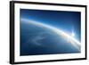 Near Space Photography - 20Km above Ground / Real Photo-dellm60-Framed Art Print