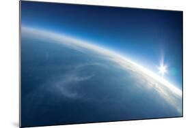 Near Space Photography - 20Km above Ground / Real Photo-dellm60-Mounted Art Print