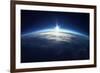 Near Space Photography - 20Km above Ground / Real Photo-IM_photo-Framed Photographic Print