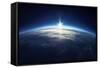 Near Space Photography - 20Km above Ground / Real Photo-IM_photo-Framed Stretched Canvas