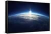 Near Space Photography - 20Km above Ground / Real Photo-IM_photo-Framed Stretched Canvas