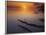 Near St Charles at Sunrise on the Mississippi River, Missouri, USA-Charles Gurche-Framed Photographic Print