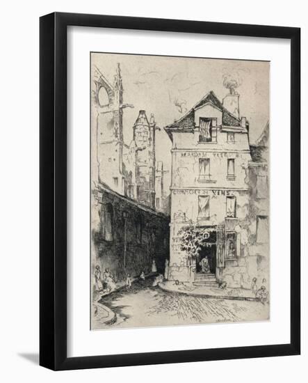 Near St Etienne-Du-Mont, 1915-CK Gleeson-Framed Giclee Print