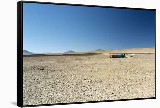 Near the Chilean Border, Salar De Uyuni, Bolivia, South America-Mark Chivers-Framed Stretched Canvas