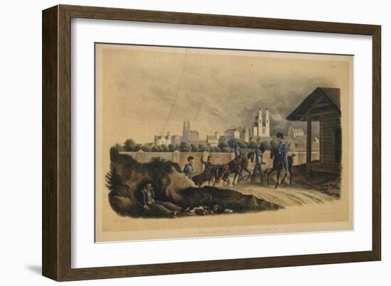 Near the City of Polotsk on July 25, 1812, 1820S-Christian Wilhelm von Faber du Faur-Framed Giclee Print