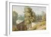 Near the Friars' Walk, Exeter, 1808-John White Abbott-Framed Giclee Print