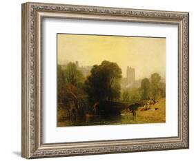 Near the Thames Lock, Windsor, c.1809-J. M. W. Turner-Framed Giclee Print