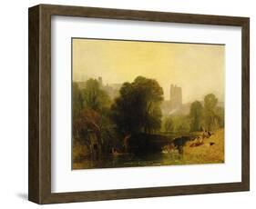 Near the Thames Lock, Windsor, c.1809-J. M. W. Turner-Framed Giclee Print