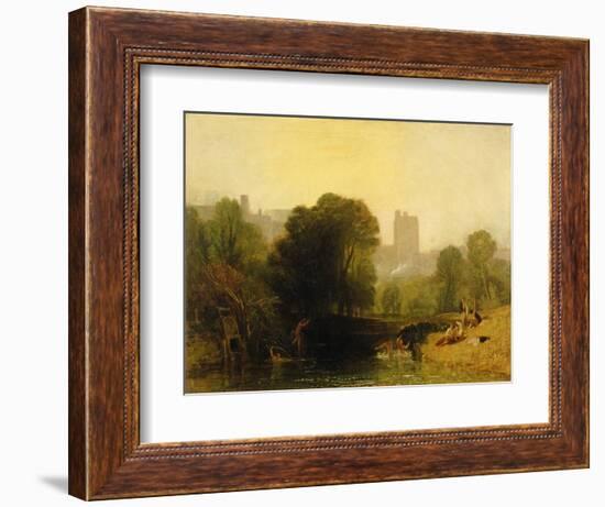 Near the Thames Lock, Windsor, c.1809-J. M. W. Turner-Framed Giclee Print