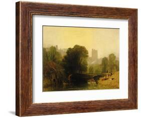 Near the Thames Lock, Windsor, c.1809-J. M. W. Turner-Framed Giclee Print