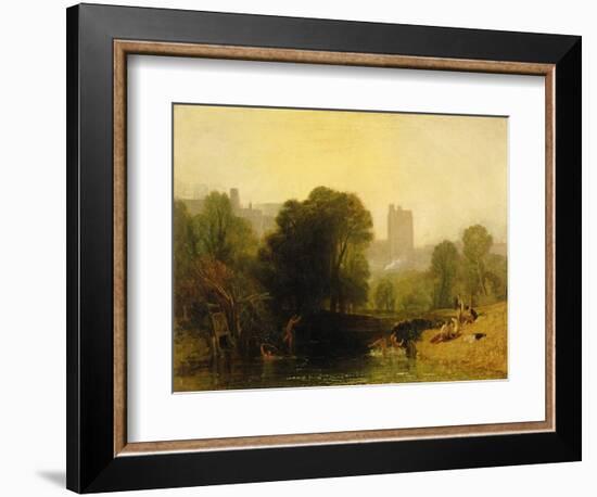 Near the Thames Lock, Windsor, c.1809-J. M. W. Turner-Framed Giclee Print