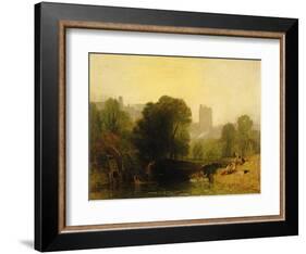 Near the Thames Lock, Windsor, c.1809-J. M. W. Turner-Framed Giclee Print