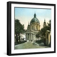 Near Turin (Italy), the Basilica Di Superga Built by Filippo Juvara from 1711 to 1731, Circa 1890-Leon, Levy et Fils-Framed Photographic Print