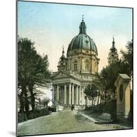 Near Turin (Italy), the Basilica Di Superga Built by Filippo Juvara from 1711 to 1731, Circa 1890-Leon, Levy et Fils-Mounted Photographic Print