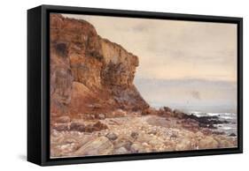 Near Tynemouth Pier-Charles James Spence-Framed Stretched Canvas