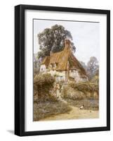 Near Witley, Surrey (Watercolour with Scratching Out)-Helen Allingham-Framed Giclee Print