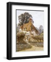 Near Witley, Surrey (Watercolour with Scratching Out)-Helen Allingham-Framed Giclee Print