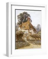 Near Witley, Surrey (Watercolour with Scratching Out)-Helen Allingham-Framed Giclee Print
