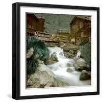 Near Zermatt (Switzerland), Circa 1865-Leon, Levy et Fils-Framed Photographic Print