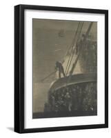 Nearing Land, 1904 (Photogravure)-Alfred Stieglitz-Framed Giclee Print