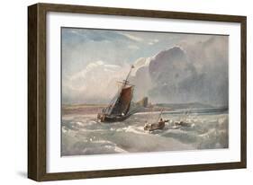 'Nearing The Harbour', c1820-Peter De Wint-Framed Giclee Print