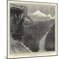 Nearing the Rockies, the Grand Prospect from the End of the Train-Sydney Prior Hall-Mounted Giclee Print