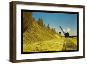 Nearly Exhausted Sulphur Vat-John Vachon-Framed Premium Giclee Print