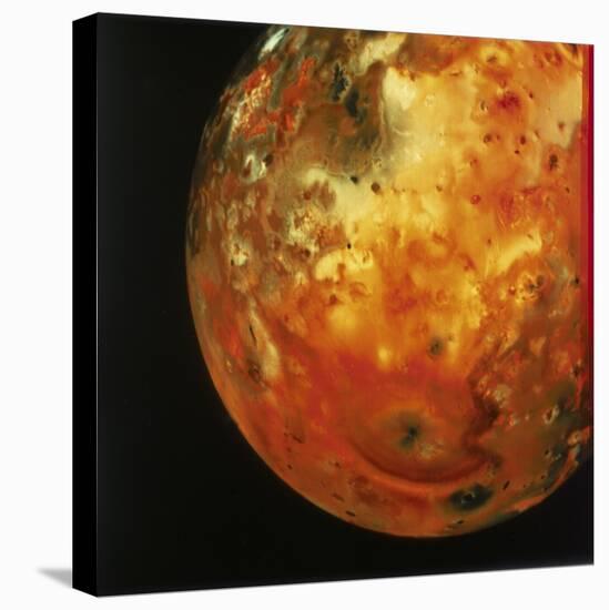 Nearly Full View of Io, One of the Moons of Jupiter, 1979-null-Stretched Canvas