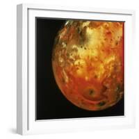 Nearly Full View of Io, One of the Moons of Jupiter, 1979-null-Framed Giclee Print