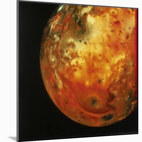 Nearly Full View of Io, One of the Moons of Jupiter, 1979-null-Mounted Giclee Print