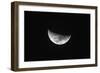 Nearside Half Moon Showing the Following Maria-Rob Francis-Framed Photographic Print