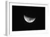 Nearside Half Moon Showing the Following Maria-Rob Francis-Framed Photographic Print