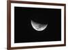 Nearside Half Moon Showing the Following Maria-Rob Francis-Framed Photographic Print