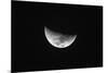 Nearside Half Moon Showing the Following Maria-Rob Francis-Mounted Photographic Print