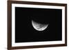 Nearside Half Moon Showing the Following Maria-Rob Francis-Framed Photographic Print