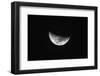 Nearside Half Moon Showing the Following Maria-Rob Francis-Framed Photographic Print