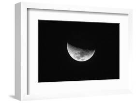 Nearside Half Moon Showing the Following Maria-Rob Francis-Framed Photographic Print