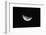Nearside Half Moon Showing the Following Maria-Rob Francis-Framed Photographic Print